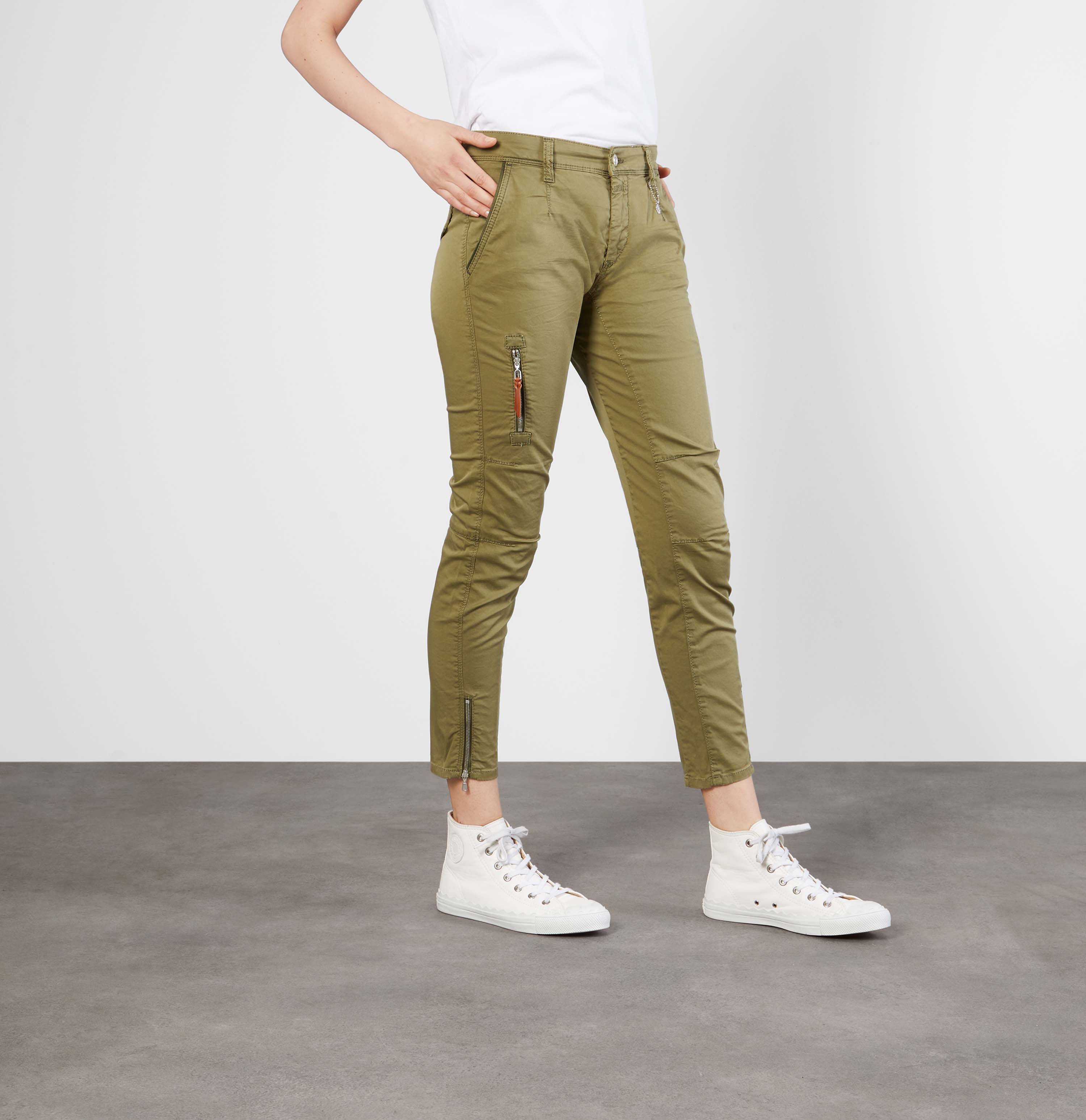 MAC JEANS - RICH cargo cotton, Rich cotton