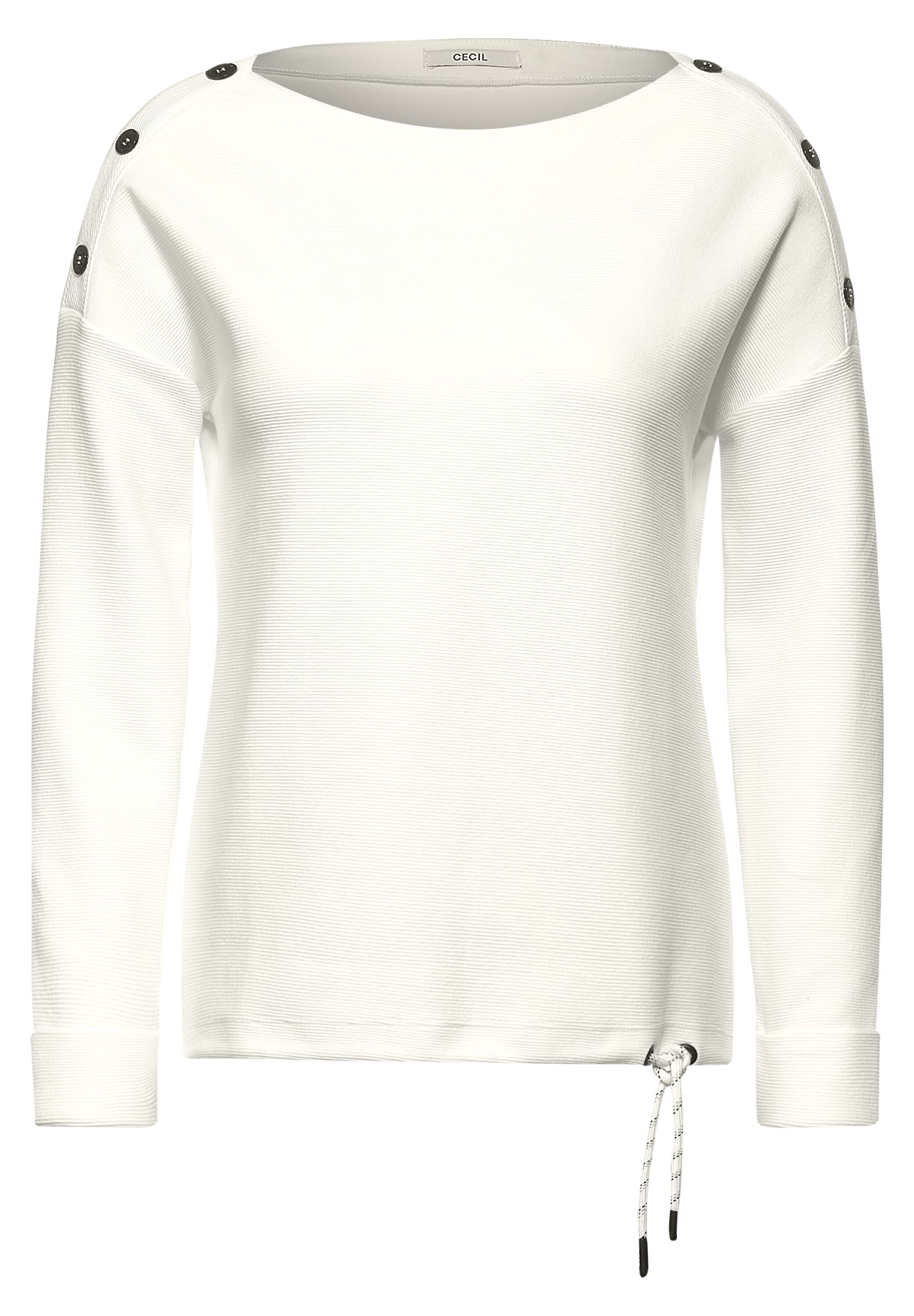Shirt mit Ottoman-Struktur